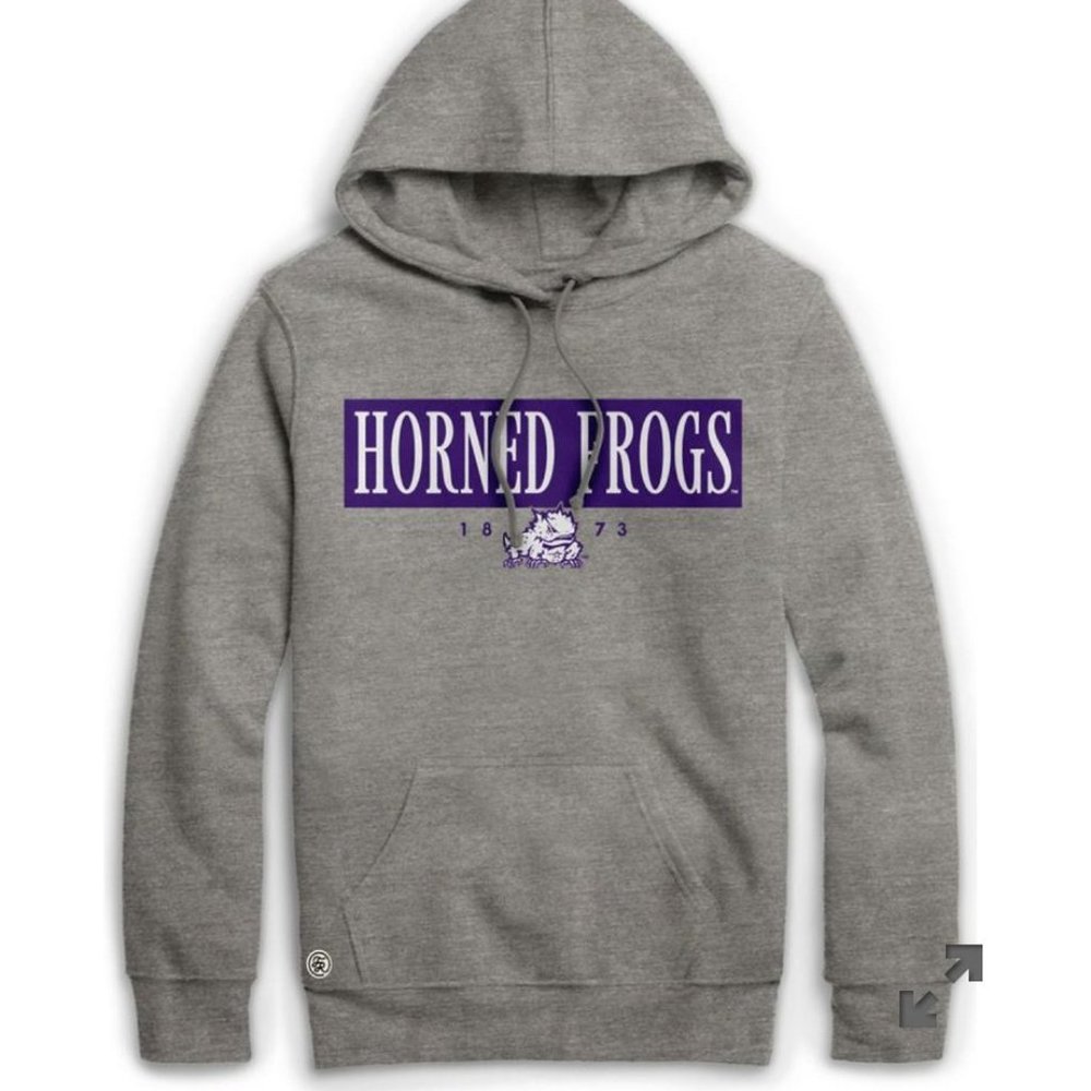 NWT Texas Christian University Horned Frogs Women's Hooded Sweatshirt